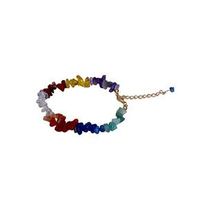 Chakra Healing Bracelet Made With Natural Gemstone Chips